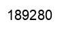 Number 189280 black image