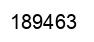 Number 189463 black image
