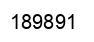 Number 189891 black image