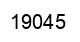 Number 19045 black image