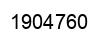 Number 1904760 black image