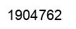 Number 1904762 black image
