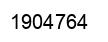 Number 1904764 black image