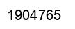 Number 1904765 black image