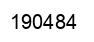 Número 190484 imagen negro