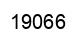 Number 19066 black image