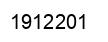 Number 1912201 black image