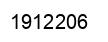 Number 1912206 black image