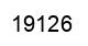 Number 19126 black image