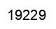 Number 19229 black image