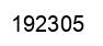 Número 192305 imagen negro