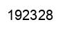 Number 192328 black image
