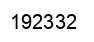 Number 192332 black image