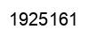 Number 1925161 black image