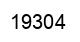 Number 19304 black image