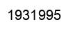 Number 1931995 black image