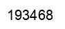 Number 193468 black image