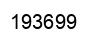 Número 193699 imagen negro