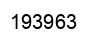 Number 193963 black image