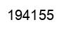 Number 194155 black image