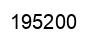 Number 195200 black image