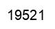 Number 19521 black image