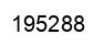 Number 195288 black image