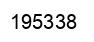 Number 195338 black image