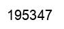Number 195347 black image