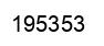 Number 195353 black image