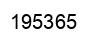 Número 195365 imagen negro