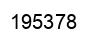 Number 195378 black image