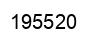 Number 195520 black image