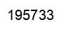 Number 195733 black image