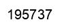 Number 195737 black image