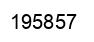 Number 195857 black image