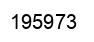 Number 195973 black image