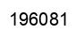 Number 196081 black image