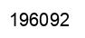 Number 196092 black image