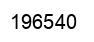 Number 196540 black image