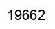 Number 19662 black image