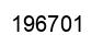 Number 196701 black image