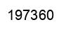 Number 197360 black image
