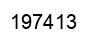Number 197413 black image