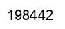 Número 198442 imagen negro