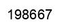 Number 198667 black image