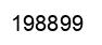 Number 198899 black image