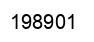 Number 198901 black image