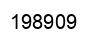 Number 198909 black image