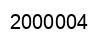 Number 2000004 black image